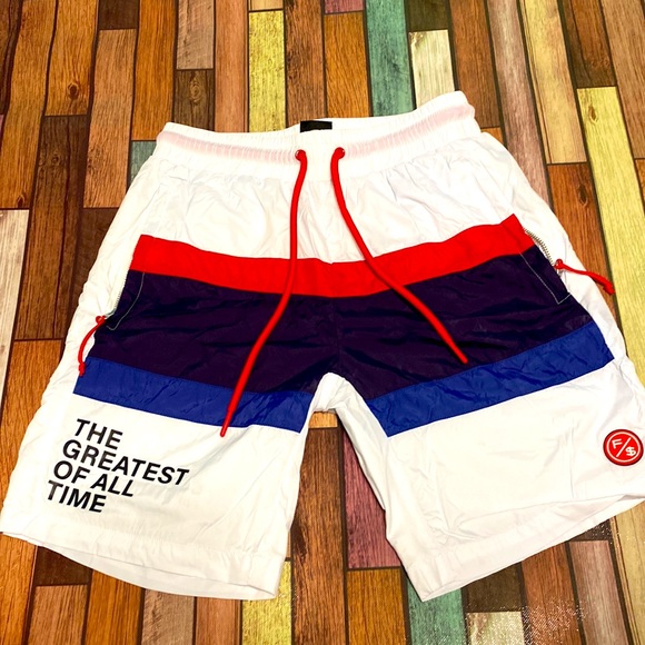 Flysupply Nylon ColorBlock Shorts - Picture 2 of 3